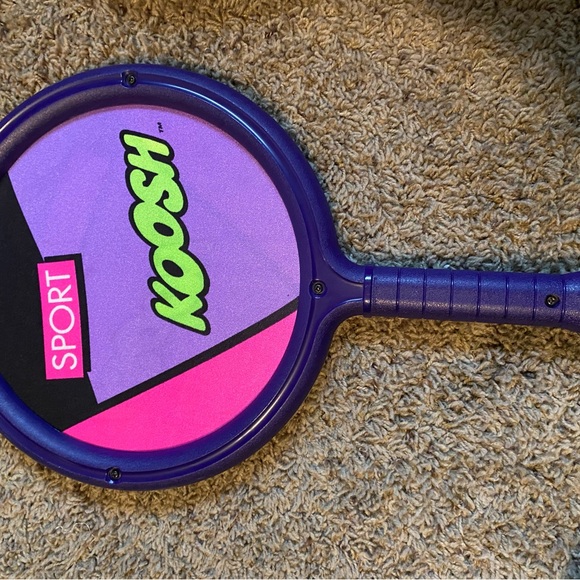 Vintage 1991 Original Koosh Paddle ball Rackets OddzOn - Picture 6 of 6